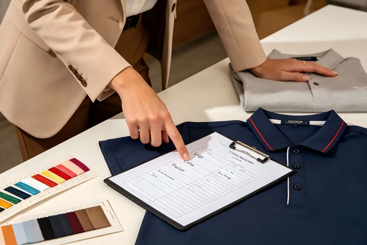 Private Label Golf Polo Shirt Customization