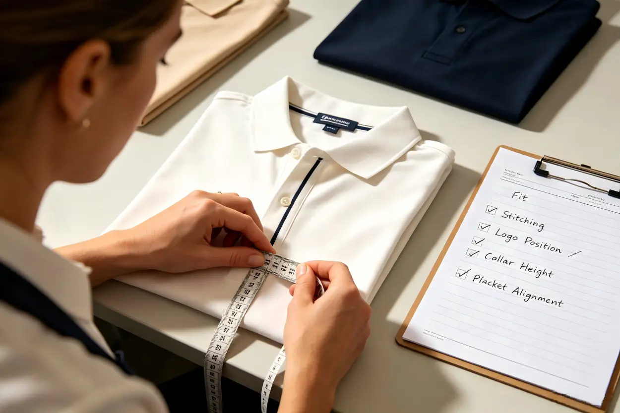 Golf Polo Shirt Quality Control Process